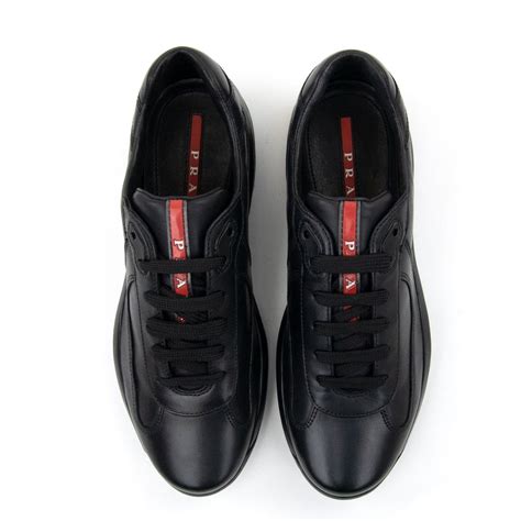 childrens black prada trainers|prada black trainers women.